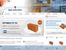 Tablet Screenshot of opti-solution.com
